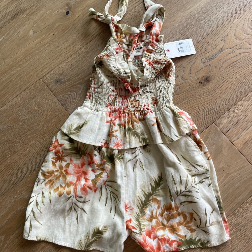 Billabong floral romper